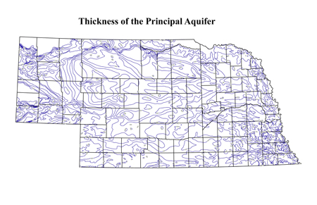 Thickness of the Principal Aquifer