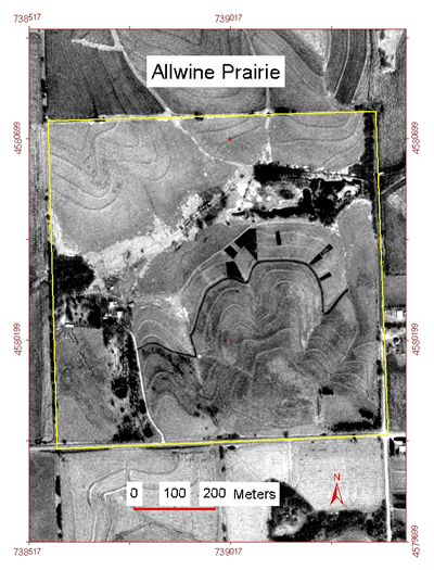 Allwine Prairie aerial photograph.