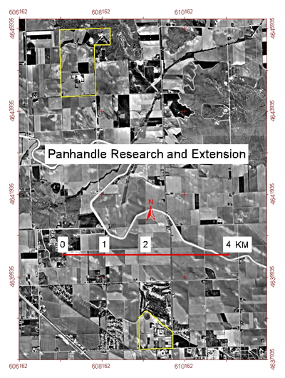 Panhandle Research and Extension Center Aerial Photograph