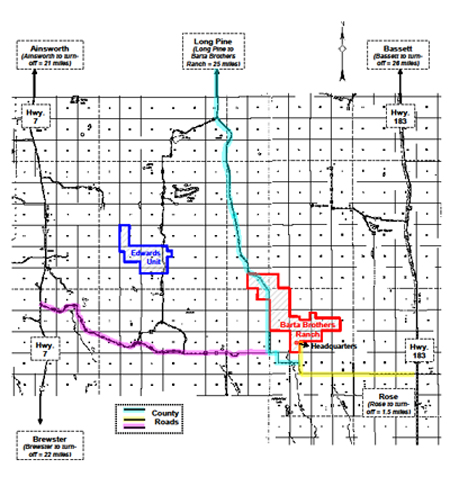 Barta Brothers Road Map