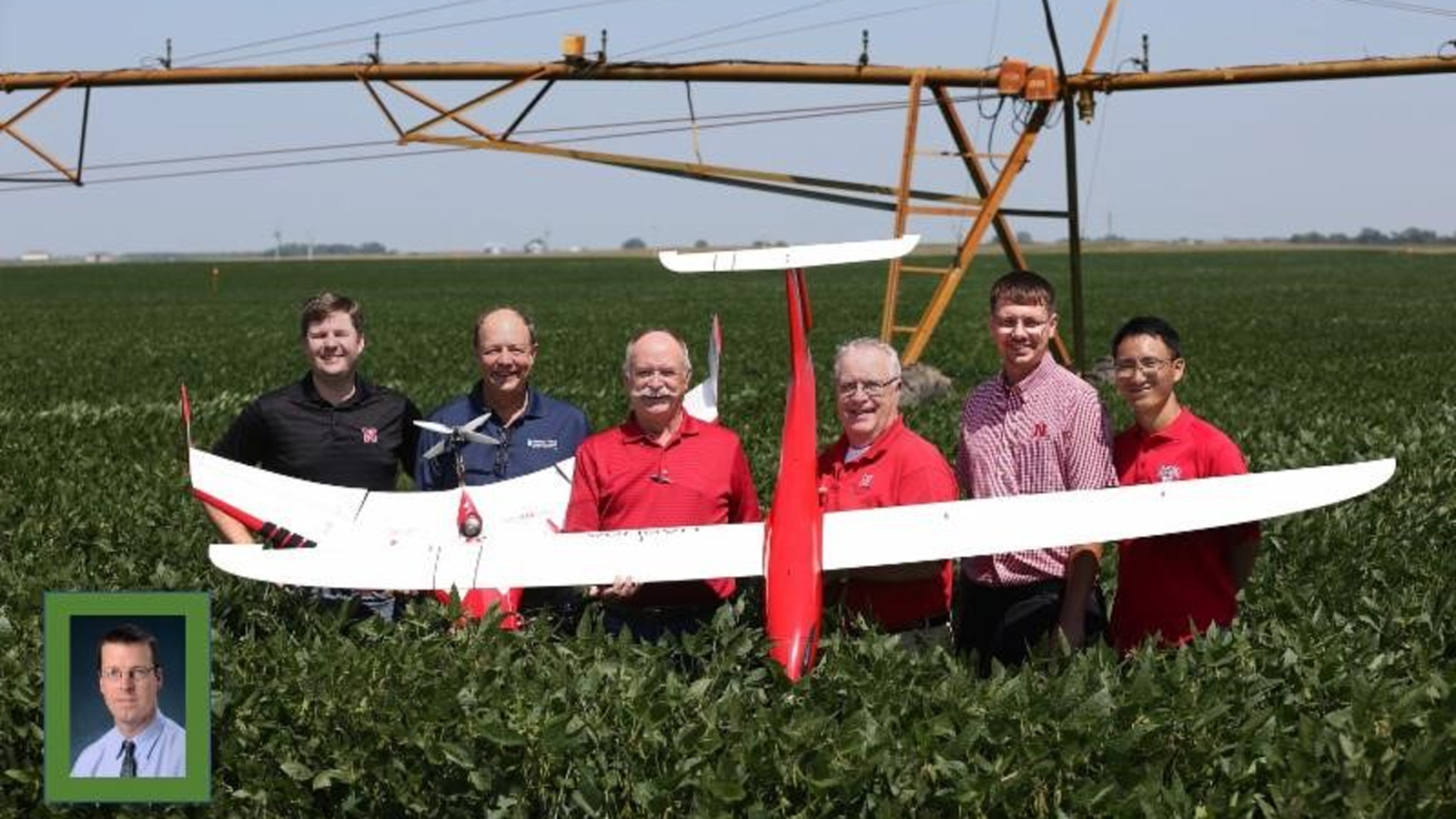 A new research project funded by the United States Department of Agriculture and the Daugherty Water for Food Global Institute at the University of Nebraska seeks to deploy drones in search of improved crop irrigation efficiency. The funding provided by the half million-dollar grant will be used to explore using new aerial robotic technologies to help farmers make informed decisions about managing their complex center pivot irrigation systems.