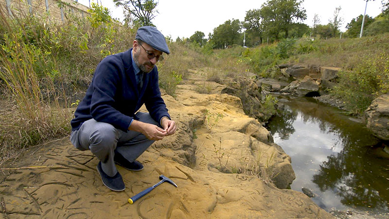 Joeckel featured in NET's "Nebraska Stories" episode about state's first discovered dinosaur tracks