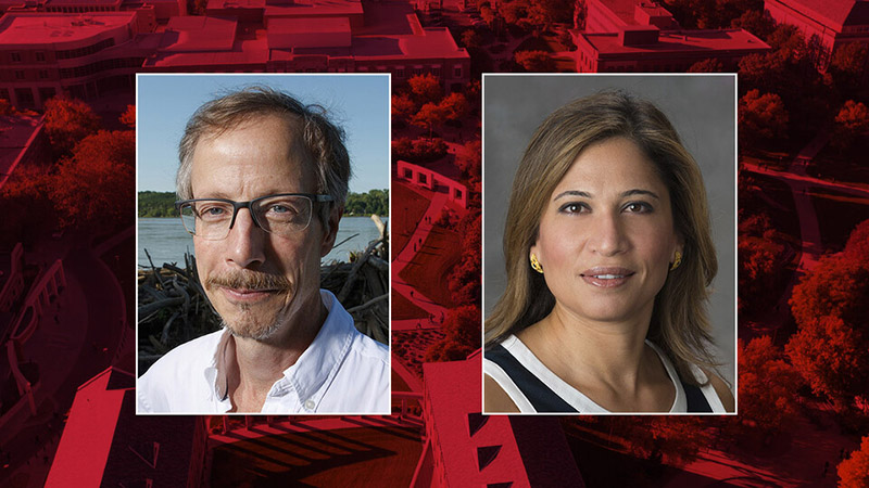 Husker researchers Craig Allen and Tala Awada are playing leadership roles in establishing a “network of networks” that unites some of North America’s most forward-thinking, interdisciplinary collaborations focused on agricultural and climate resilience and food and water security.