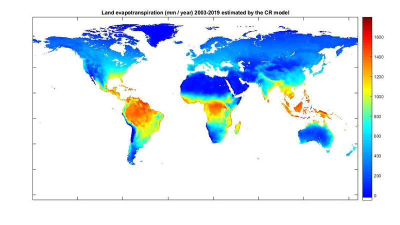 Szilagyi corrects NASA’s estimate of the global land evapotranspiration increase