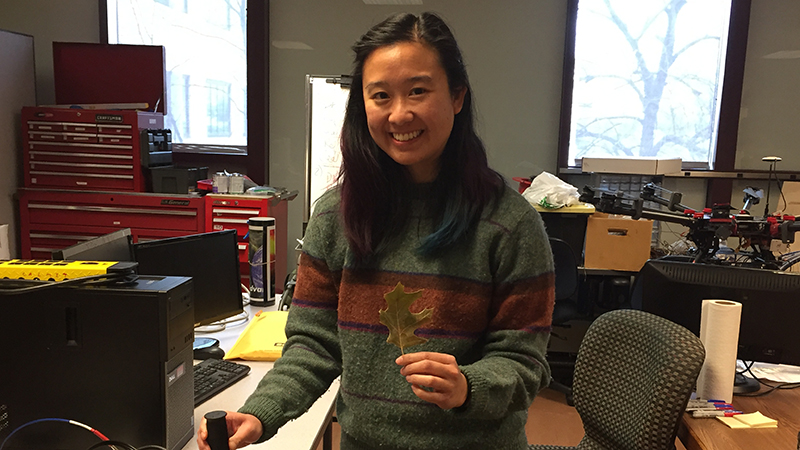Graduate Student Spotlight: Catharine Chan - Finding her way with remote sensing