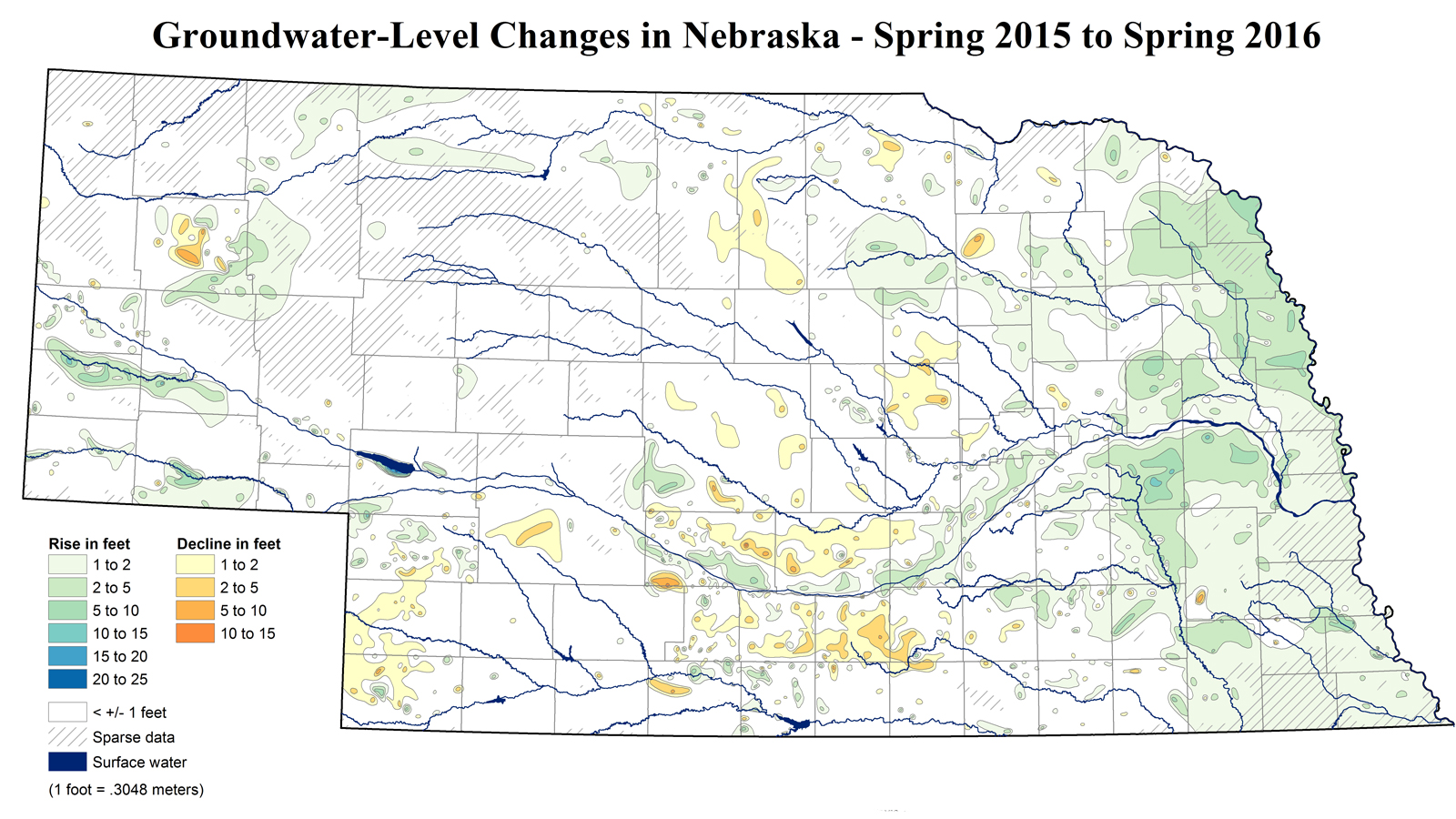 CSD Groundwater Change Map