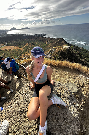 Emily at Diamond Head Crater