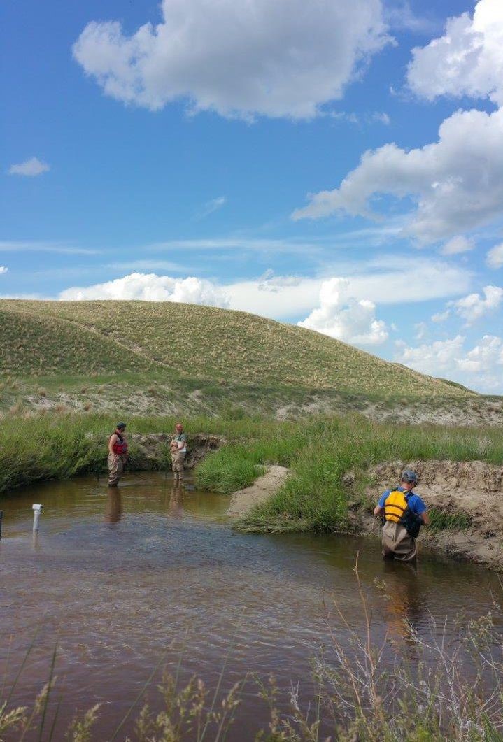 Groundwater Sampling in Sandhills