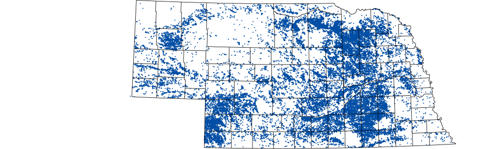 Center Pivot Irrigation Systems Map