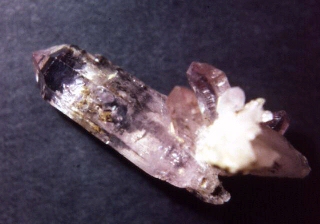 Amethyst Crystal, Mexico. Enlargement of Inset from Previous Image. Image courtesy of Brian Isfeld. 