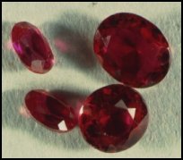Synthetic Rubies.
