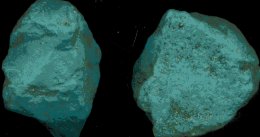 Stabilized turquoise nuggets, Arizona.