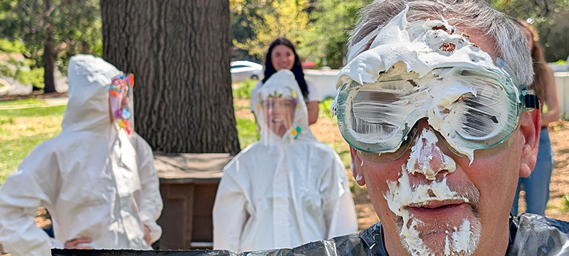 Pie Throwing Fundraiser Aftermath