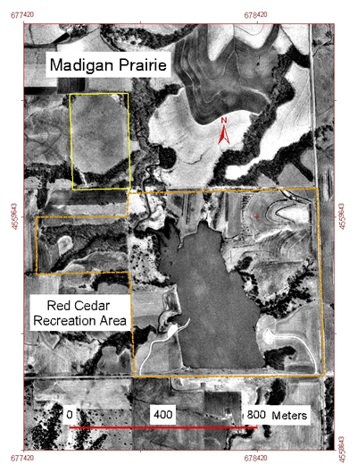 Madigan Prairie Aerial Photograph