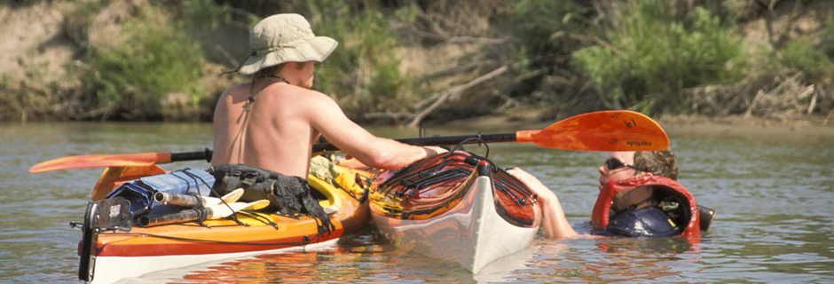 Two Kayaking