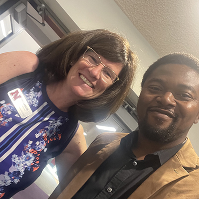 Amy Lanham and Jerome Okojokwu-Idu