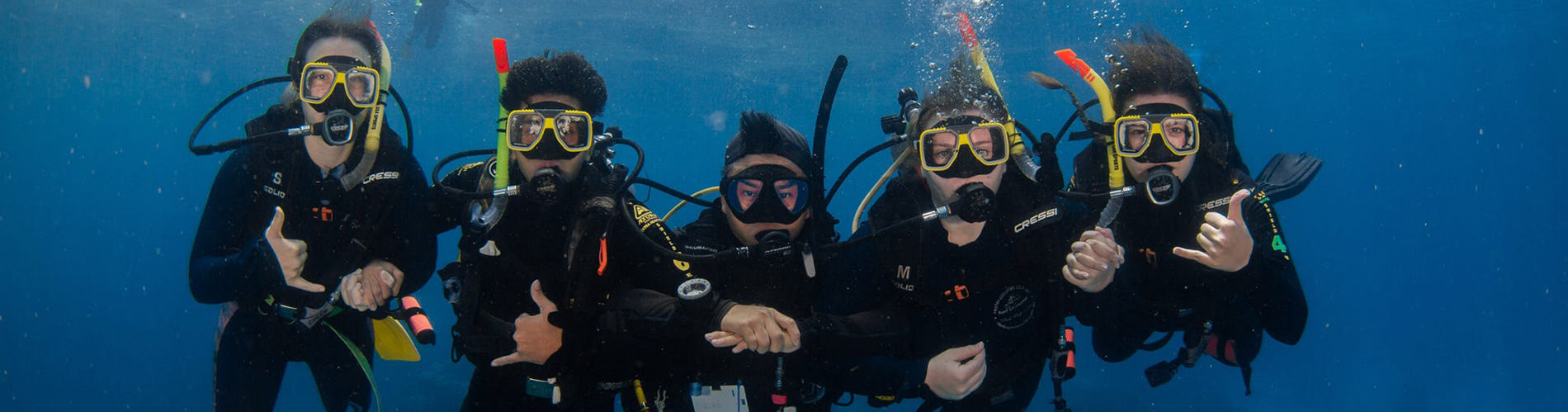 Australia group at barrier reef