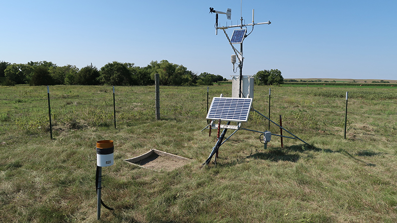 Cozad mesonet weather station.