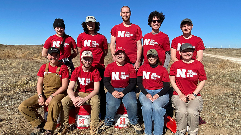 Huskers take 4th at national soil judging contest