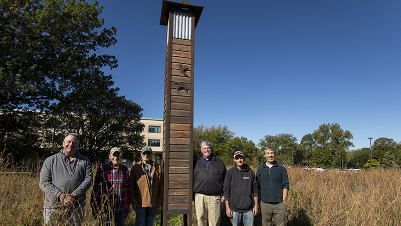 group at  for Chimney Swift Tower