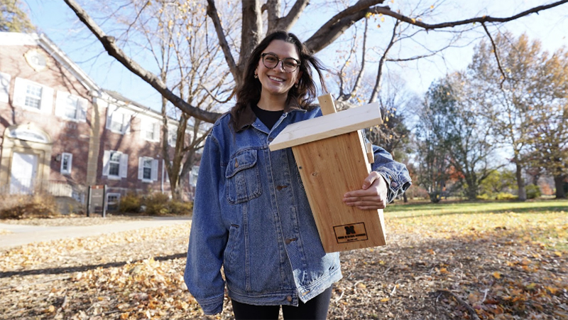 UNL student connecting local students to nature through flying squirrels (Subscription Required)