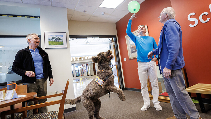 East Campus celebrates four-legged friend, Jonas