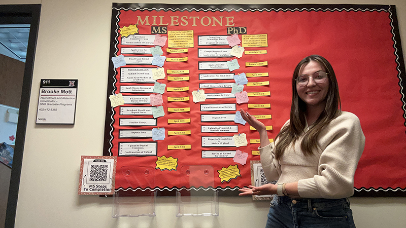 Mott recognized for innovating in SNR graduate studies