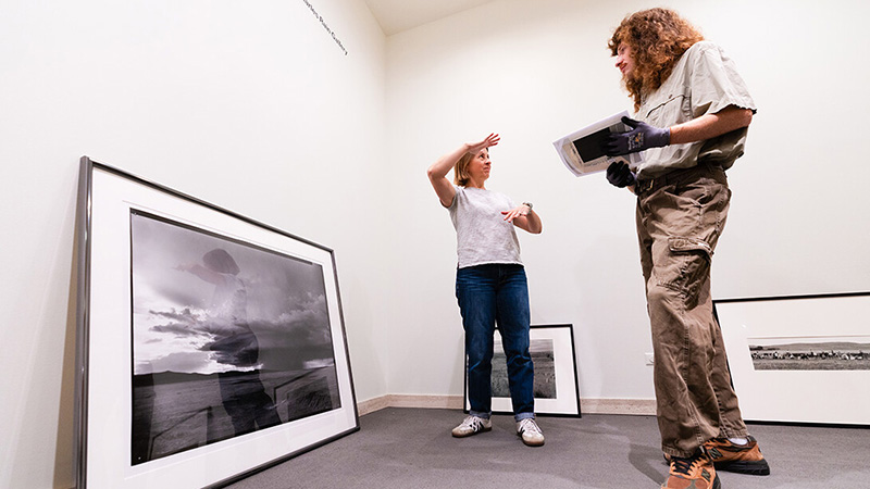 SNR Alumni: Keegan Dunn at Sheldon Museum of Art