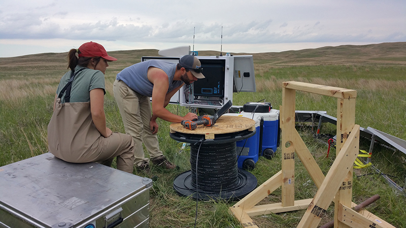 recording streambed temperature