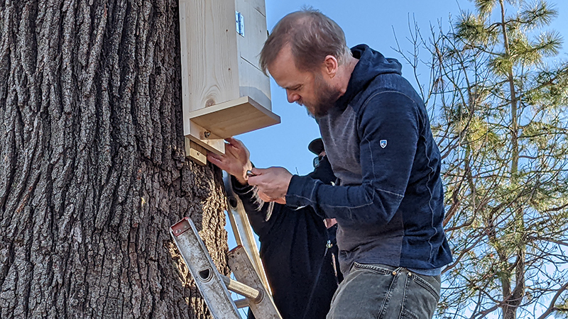 Benson installing box