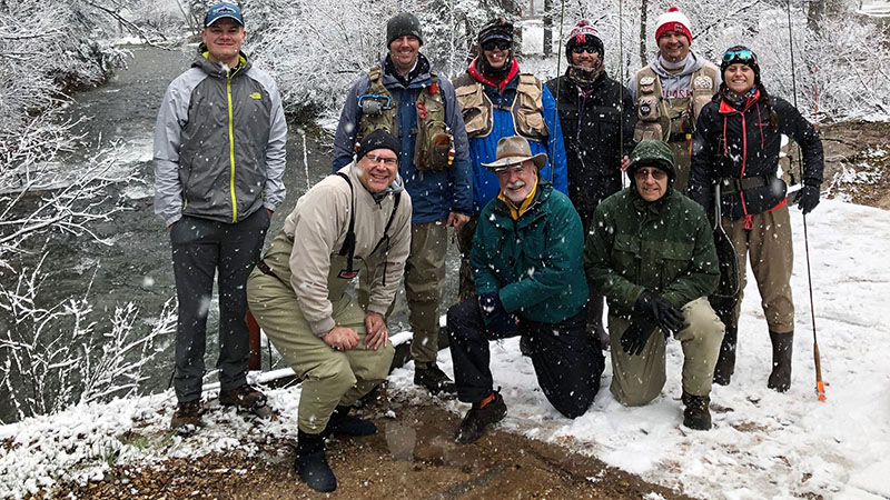 Group in Snow