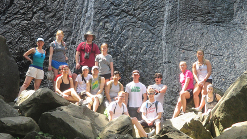 Puerto Rico 2014 Group Waterfall