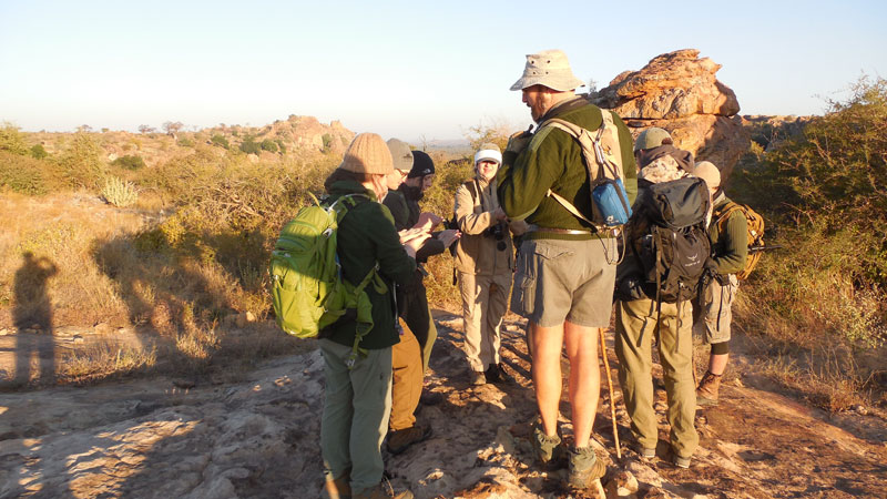 Group HIke in Botswwana