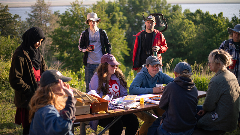 Group discussion at Cedar Point