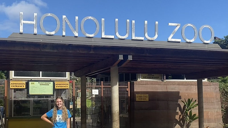Honolulu Zoo Entrance