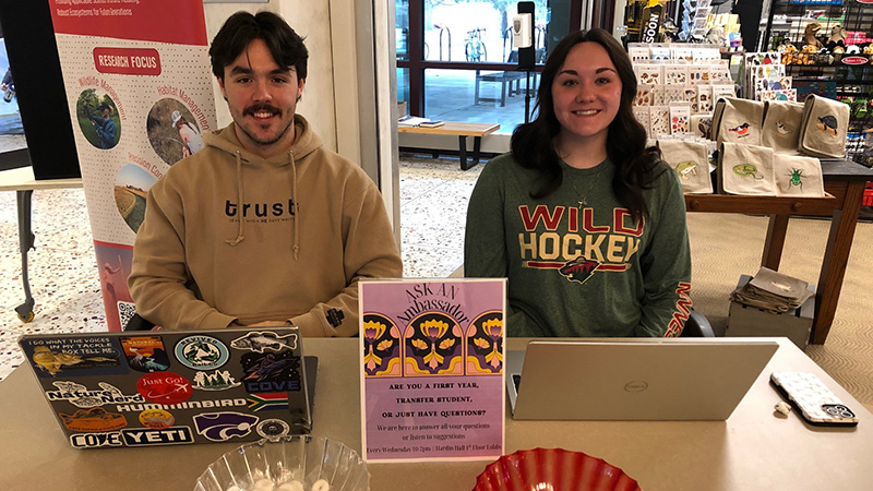 SNR Student Ambassadors Charlie Krug and Sophia Rojas